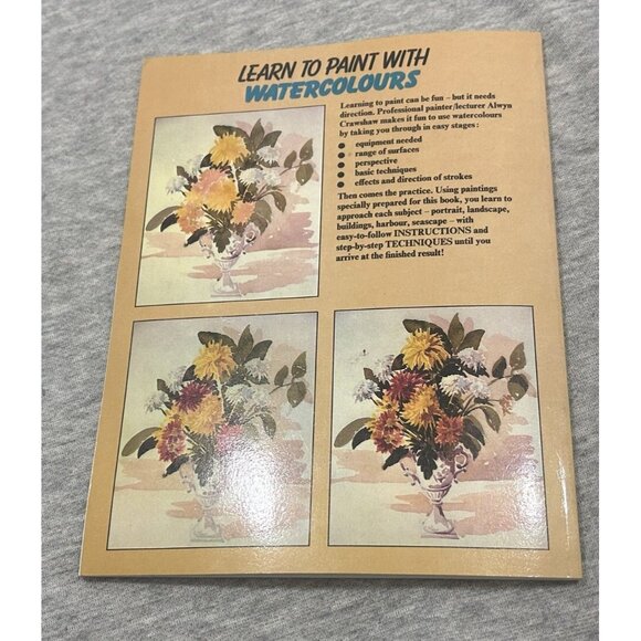 Learn to Paint with Watercolors by Alwyn Crawshaw Magazines Paperback 1979 - Picture 6 of 7